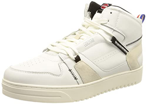 Colmar Unisex Renton Sport Key Sneaker, White, 46 EU