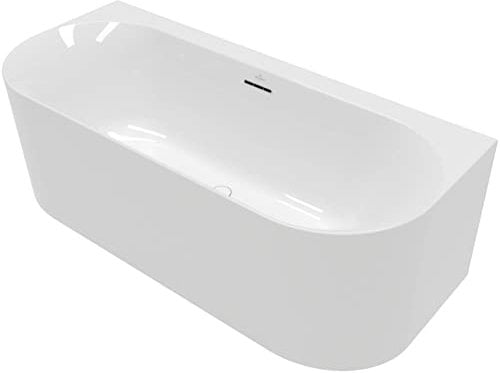 Villeroy & Boch Loop & Friends back-to-wall nahtlose Badewanne 180x80x44 cm Alpin Weiß