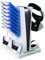 For PS5 Console Cooling Dock, PSVR 2 Handle Charging Dock, for PS5 Controllers Charging Station, VR Headset Game Disc Helmet Storage Rack