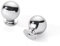CABDM 10 Pack 1 Inch Vintage Ball Polished Chrome Cabinet Knobs Kitchen Cabinet Hardware Drawer Knobs Pulls for Drawers.