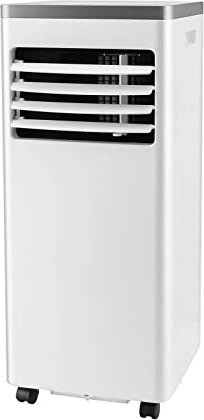 GiantexUK Portable Air Conditioner 7000/9000BTU, Powerful AC Unit Dehumidifier, 2 Speeds Cooling Fan with Sleep Mode, 24H Timer, LED Display & Remote Control, Mobile Air Cooler (7000BTU)