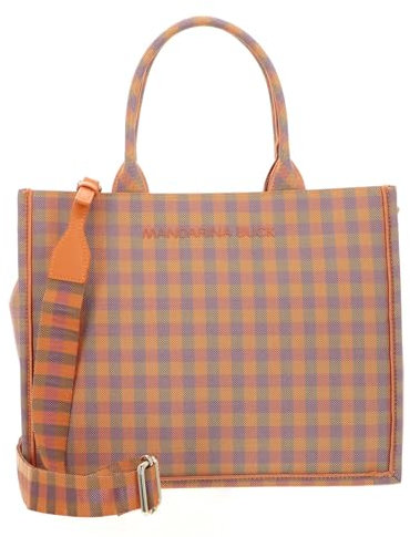 Mandarina Duck Damen Tote, Vichy Orange