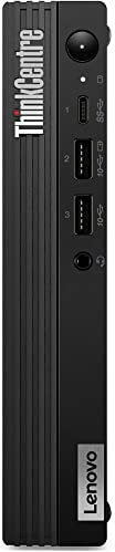 Lenovo ThinkCentre M70q Gen 3 Mini computadora de computadora - 12ª generación Intel Core i5-12400T 6-Core CPU de hasta 4.20 GHz, 16GB RAM, 256GB NVMe SSD, Intel UHD Graphics 730, WiFi 6 + Bluetooth