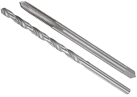 CoCud Taraud et Perceuse Mèche Ensemble, M6 x 1 Filetage 100mm Longueur Taraud 6mm Forage Diamètre, Métrique Extra Longue Machine Visser & Torsion-(pour Tapotement), 1-Ensemble