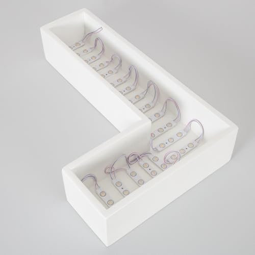 LEDKIA LIGHTING - LED-Modulkette 20 Einheiten | 24W 24V DC IP65 | Für Werbeschilder & Lichtwerbung | Homogene Beleuchtung | Flexibel & Einfache Montage, 4500K Neutralweiß, Polycarbonat