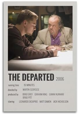Terp The Departed Poster Wall Art Poster Gift For Friend Bed Room Living Room Decor Modern Aesthetic Unframe-style 12x18inch(30x45cm)