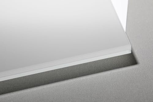Verbundsicherheitsglas – Maßanfertigung, Hohe Sicherheit, Einfache Installation, mattes VSG Glas mit 0,76 mm PVB Folie matt, Gesamtstärke 12,76mm, polierte Kanten