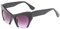 LVTFCO Mode Retro Halbrahmen Cat Eye Damen Brillengestell Linse Herren Brillengestell, Schwarz Weiß Grau, Einheitsgröße