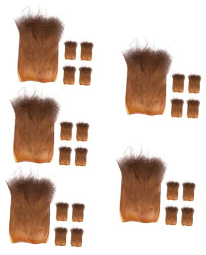 Cabilock 25 Stück Braune Rinde Simulierte Lebendige Rinde Tank Hintergrund Palmen Hintergrund Rinde Realistische Palmenrinde Gartendekoration Landschaftsbau Palmenrinde