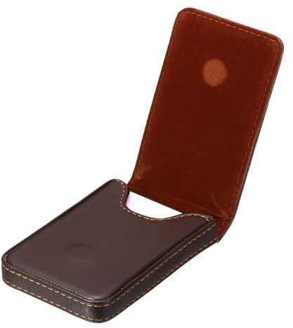 PATIKIL Porta Biglietti da Visita Porta Biglietti da Visita PU Pelle Porta Tasca Sottile Porta con Chiusura Magnetica per Ufficio Carta Credito ID Organizzazione Colore Caffè