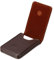 PATIKIL Porta Biglietti da Visita Porta Biglietti da Visita PU Pelle Porta Tasca Sottile Porta con Chiusura Magnetica per Ufficio Carta Credito ID Organizzazione Colore Caffè