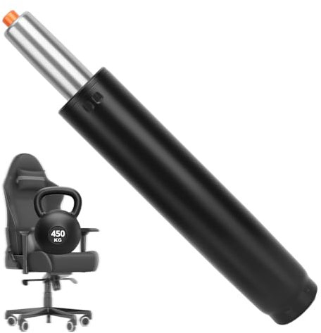 QWORK® Gasdruckfeder Bürostühle, 31-45 cm Edelstahl-Ersatz-Gasdruckfeder, 360°-Drehung Gasdruckfeder, für Büro-Liftsessel
