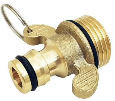 Raccord de tuyau d'eau RV - Adaptateur de tuyau RV - Raccord rapide en cuivre - Adaptateur double couplage auriculaire - Raccord adaptateur de tuyau d'eau - Pièces de rechange pour conduites de