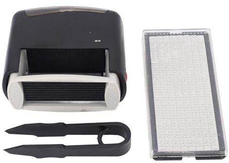 Genehmigt, Abgeschlossen, Gescannt Stempel mit Leuchtend Roter Tinte, Personal Isiert, Geeignet für Datums Nummern usw. Staub Beweis für die Einfache Verwendung in Büros,