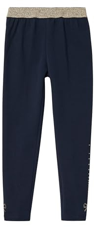 s.Oliver Kuschlige Leggings mit Glitzerbund und Artwork