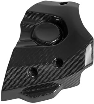 SFIWFOGD Kompatibel mit Yamaha MT07 2018 2019 2020 2021 2022 2023 Carbon Fiber Vorderradabdeckung Kettenschutz