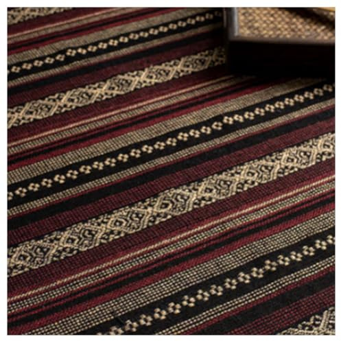 SMTCM Baumwollstoff 1m*1.5m Ethnisches Muster Stoff Quiltingstoffe Leinenstoff Stoffbündel Patchwork Stoffe Paket Grobes Tuch Boho Dekostoff für Quilting Nähen Projekt DIY Handwerk Dekoration