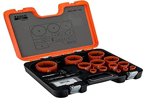 Bahco 3834-Set-152 - Jgo coronas multiuso construcc