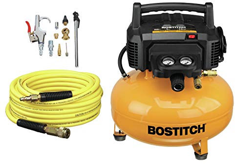 BOSTITCH Air Compressor Kit, Oil-Free, 6 Gallon, 150 PSI (BTFP02012-WPK)