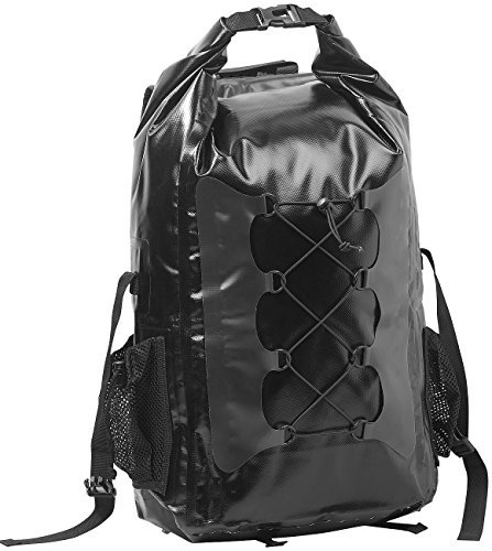 Semptec Urban Survival Technology Wanderrucksack: Wasserdichter Trekking-Rucksack aus LKW-Plane, 30 Liter, schwarz (Tasche aus Plane, Trekkingrucksack wasserdicht, wasserdichte)