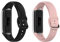 TenCloud Ersatzarmband für Samsung Galaxy Fit SM-R370 Armband Fitness-Tracker, weiches Silikon, 2 Stück (Schwarz+Pink)