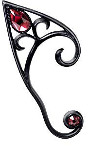 Alchemy Gothic Elvyn (Schwarz, rechtes Ohr) Ohr Wickeln