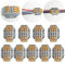 Can be fixed Connectorr,3 Port Lever Conductor Compact Connector Terminal Block Wire Push Cable Connector (9 pieces per box)