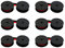 Printerfield Schreibmaschinentintenspule/Farbband in Schwarz & Rot für Olivetti GR.4/GR.8 für OLIVETTI Schreibmaschine für Taschenrechner Olivetti GR4 (6 Pack)