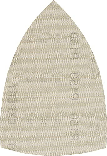Bosch EXPERT M480 Schleifnetz, 100x150mm, K15, 10-tlg. | für Farbe auf Holz, Hartholz, Ø 100x150 mm, Körnung 150, Professional Zubehör Multischleifer