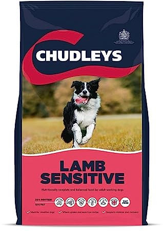 Chudleys Lamb Sensitive Hypoallergenic Dog Food with Vegetables, Oats and Rice, 14 kg