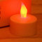 ausuky Flameless LED Rechargeable Candles USB Charger Battery Operated Tea Lights Lamp (Red)