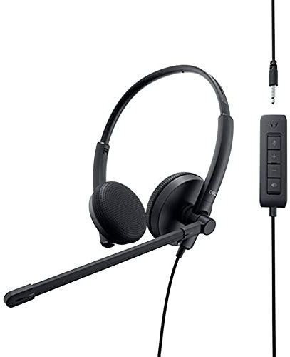 Dell WH1022 Stereo Headset, Black