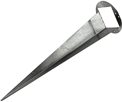 ChiliTec Erdspieß 39cm Bodenhalterung für Steckdosensäule TRIX | 13x13cm Sockel, #23444, #23445