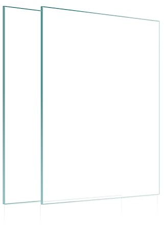 Egofine 8x10 Heat-Strengthened Glass Replacement for Picture Frame (Crystal Clear, 2 Pack), Replacement Glass for 8 by 10 Photo Frame