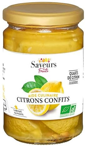 Saveurs & Fruits - Citrons confits en quarts 300g - unité