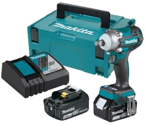 Makita DTW300RFJ Cordless Impact Wrench, Brushless, Li-Ion, LXT, 18V, 3.0Ah