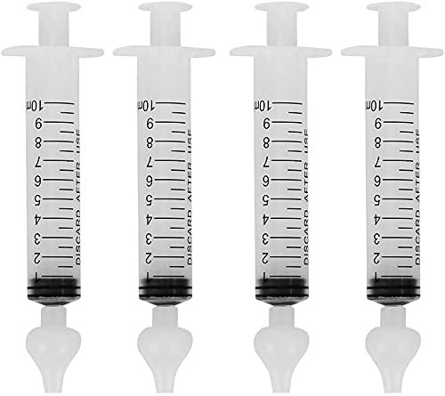 Nasensauger für Babys, 4 Stück Spritze für Nasenbewässerung,Fairedear Bewässerungs-Set für Babys, Nasenreiniger, mit Nasensauger aus Silikon, waschbar und wiederverwendbar