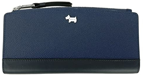 RADLEY Radley Purse Bifold Large Pebbled Leather Hamsptead (Dark Blue)