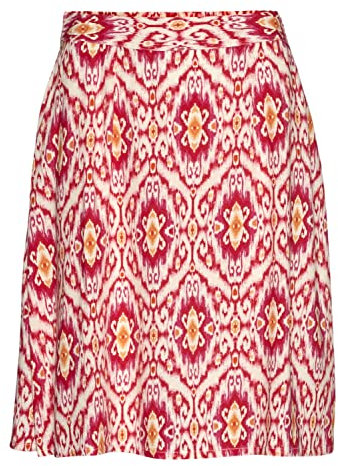 VERO MODA Vmsifa Hw Abk Veste WVN Btq Jupe, Pink Yarrow/AOP:sifa, S Femme