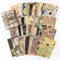 100 Stück Galaxy Universe Series Scrapbooking Papier - Bastelpapier Dekopapier für Notizbuch, Kalender, Fotoalbum, Tagebuch - Journal Zubehör