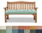 PHUSTJKL Bankauflage Bankkissen Stuhlkissen 170X50X6CM rutschfeste Gartenbankkissen Bankpolster Rückenkissen Schaukel Sitzkissen für Outdoor Indoor Gartenmöbel Terrasse Drinnen-Hellgrün