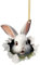 Acryl Anhänger Ostern Hase Ornamente Ostergeschenk, Osteranhänger zum Aufhängen, 2D Acryl Hängedeko, Ostern Anhänger, Osterhase Osterschmuck Ostern Deko, für Ostern Frühling zum (A-4, One Size)