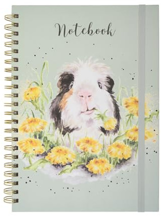 Wrendale Designs von Hannah Dale – Dandy Day illustriertes Spiralnotizbuch mit linierten Blättern – A4