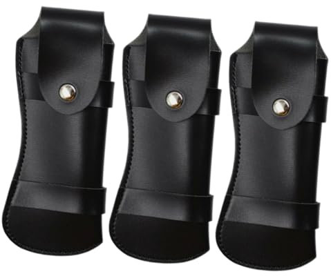 DECHOUS 3stücke Cutter Holder Carrier Praktische Pu-leder Messerhülle Für Outdoor Und Restaurant Tragbar Und Langlebig Schützt Ihre Werkzeuge Beschädigung Für Camping Picknick Und