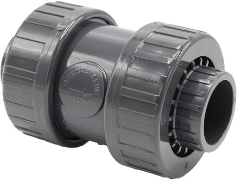 PVC-U-Kegelrückschlagventil 40 mm I Klebemuffen I Pool- und Teichbau I bm212