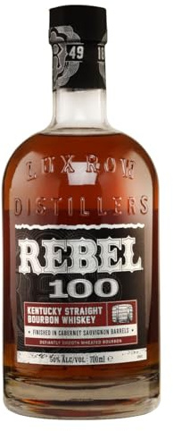 Rebel 100 Kentucky Straight Bourbon Cabernet Sauvignon Finish Whiskey 50% Vol. 0,7l