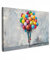 MuchoWow© Leinwandbilder Groß 120x80 cm XXL Wall Art Decoration Bilder für die Wand Schlafzimmer Deko Canvas Painting Wanddekoration Wohnzimmer Luftballons - Straßenkunst - Vintage
