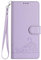 SEAHAI Coque pour Honor Magic 5 Lite 5G Étui Portefeuille, Mignon Chat Embossée Premium PU Cuir Flip Antichoc Housse avec Support/RFID Blocage/Fentes pour Cartes, Violet
