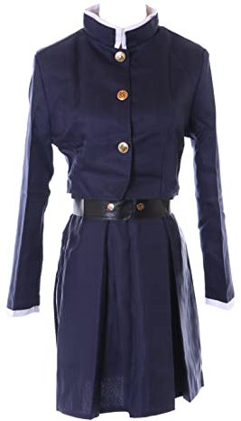 Kawaii-Story Nobara Kugisaki MN-203 Costume de cosplay 3 pièces pour femme Bleu Taille L