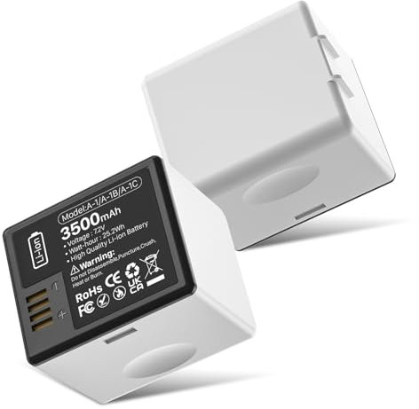 BOANV Akku für Arlo Pro/Pro 2, 7.2V Upgraded 3500mAh Li-Ion Kamera-Akku für Arlo Pro Arlo Pro 2 Kamera VMA4400 VMC4030 VM4230 VMS3230 VM4030 VM4030P (2 Stück)